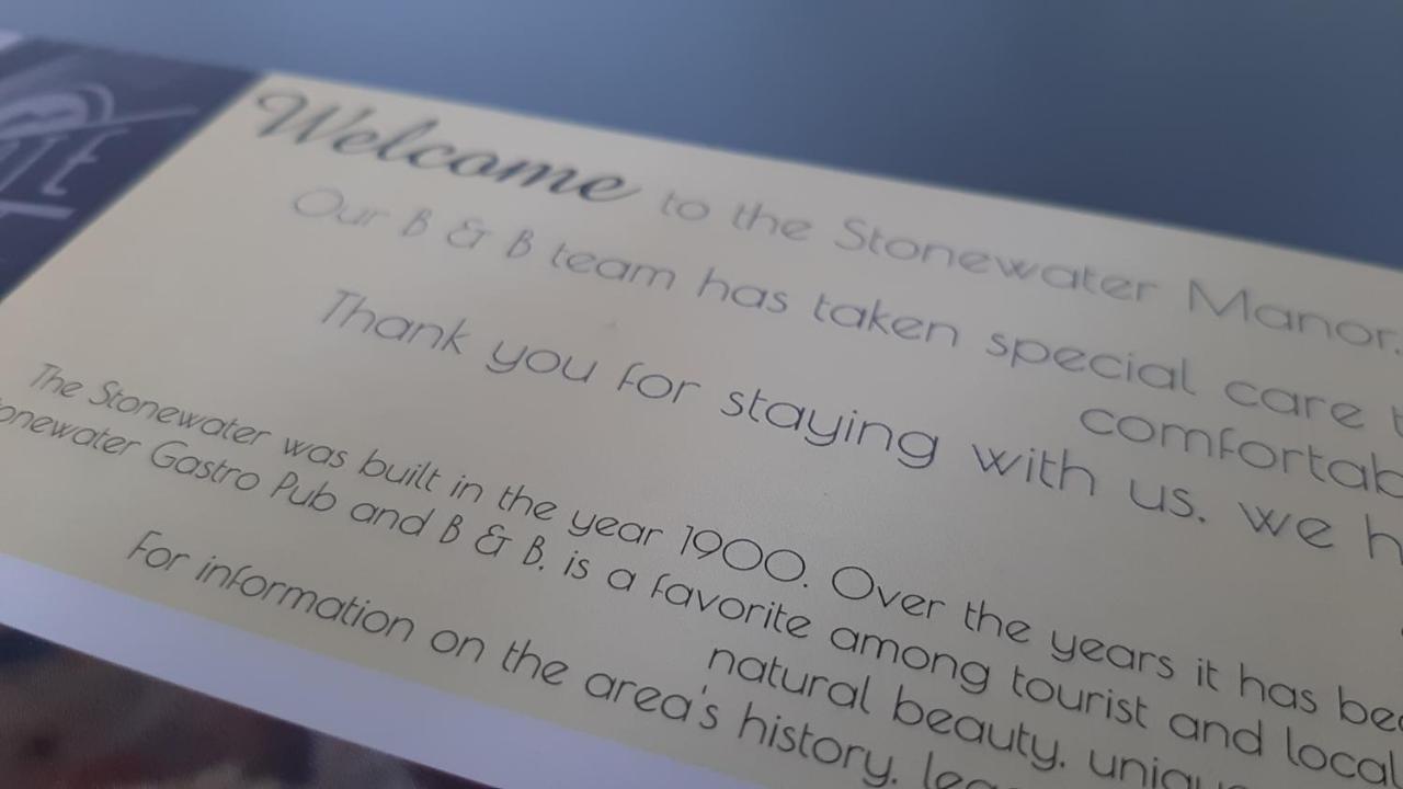 Stonewater Manor B&B Gananoque Dış mekan fotoğraf